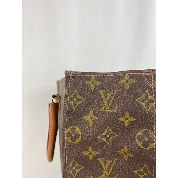 LOUIS VUITTON Vintage SPECIAL EDITION Brown Monogram Oversized Handbag Tote Bag - Picture 13 of 14